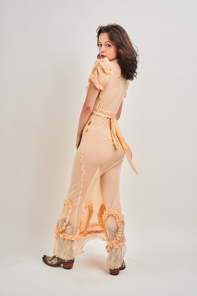 Whirl Dress - Peach