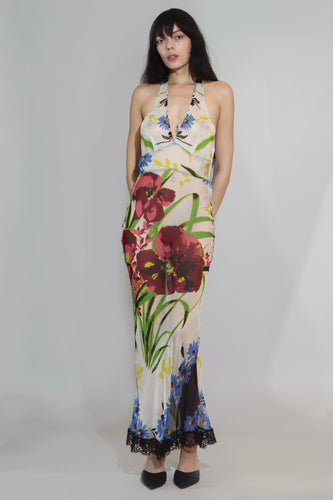 Helly Halter - Blue Floral