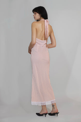 Helly Halter - Red Polka Dot