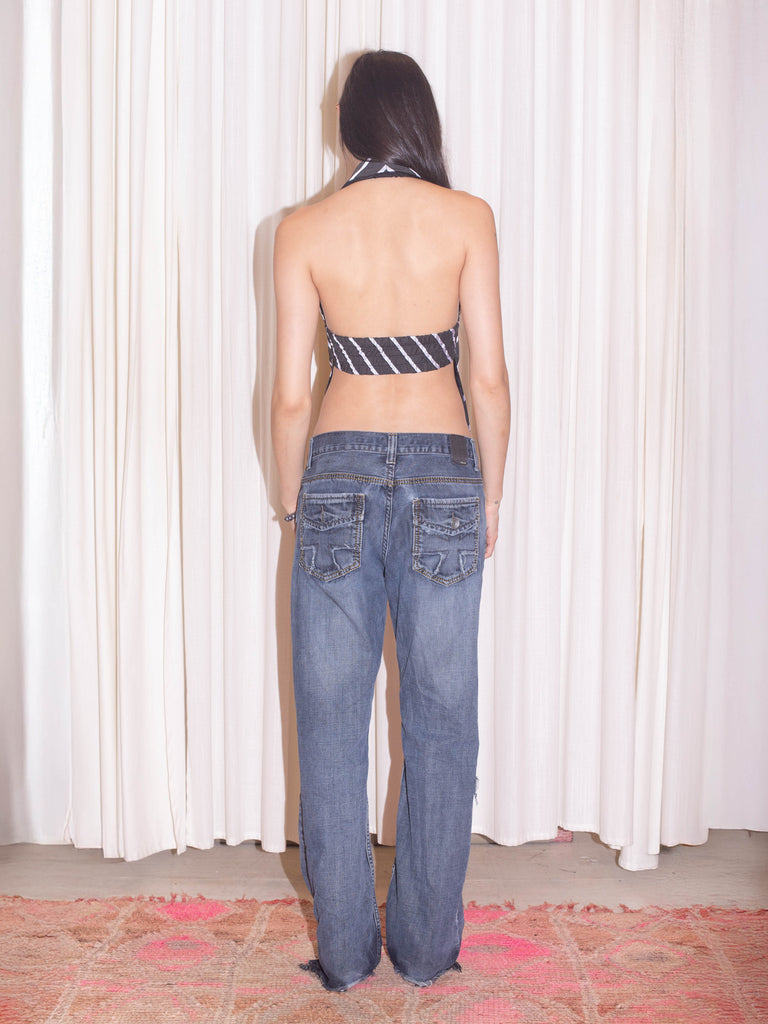Dandy Top - B&W Stripe