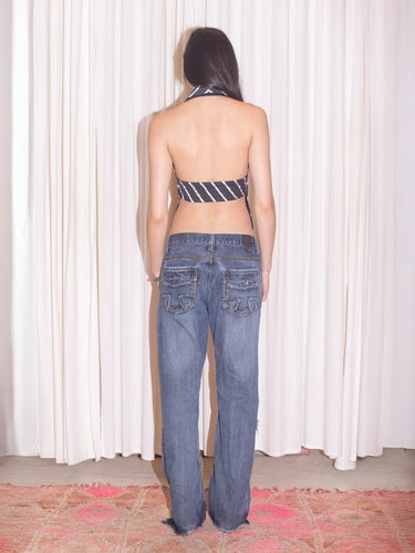 Dandy Top - B&W Stripe