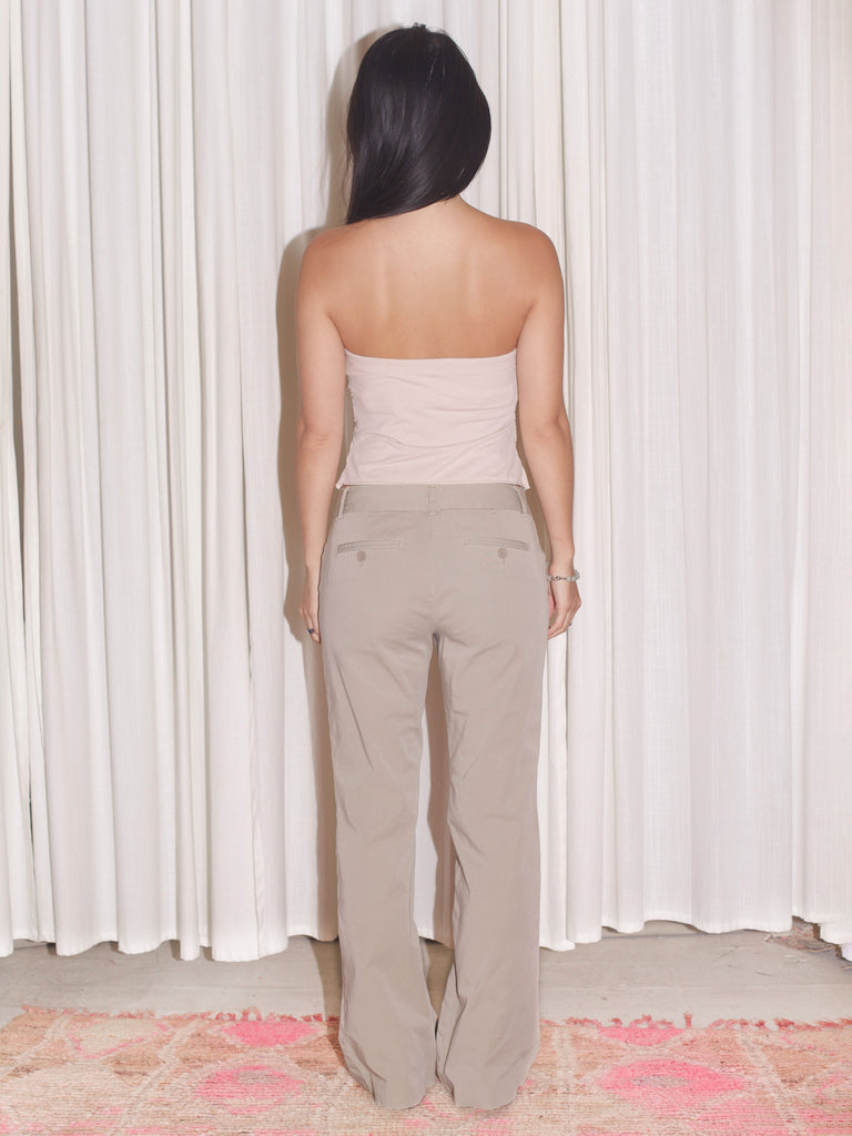 Vintage Draped Tube Top