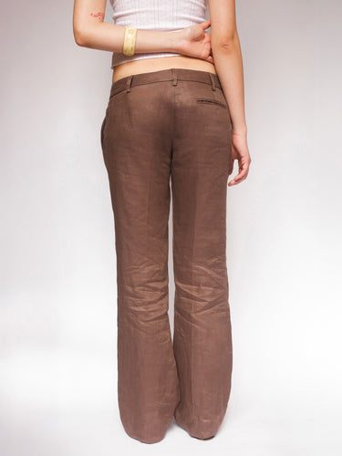 G-Pant - Chocolate Linen