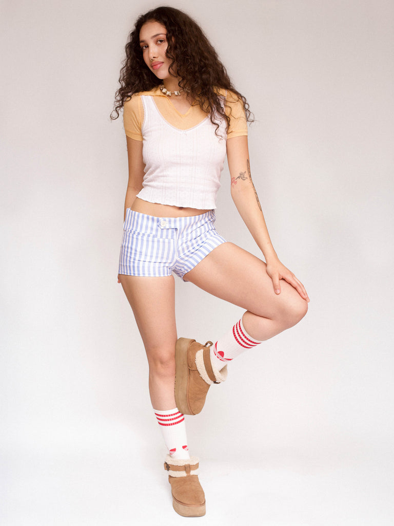 Lily Shorts - Blue Stripe
