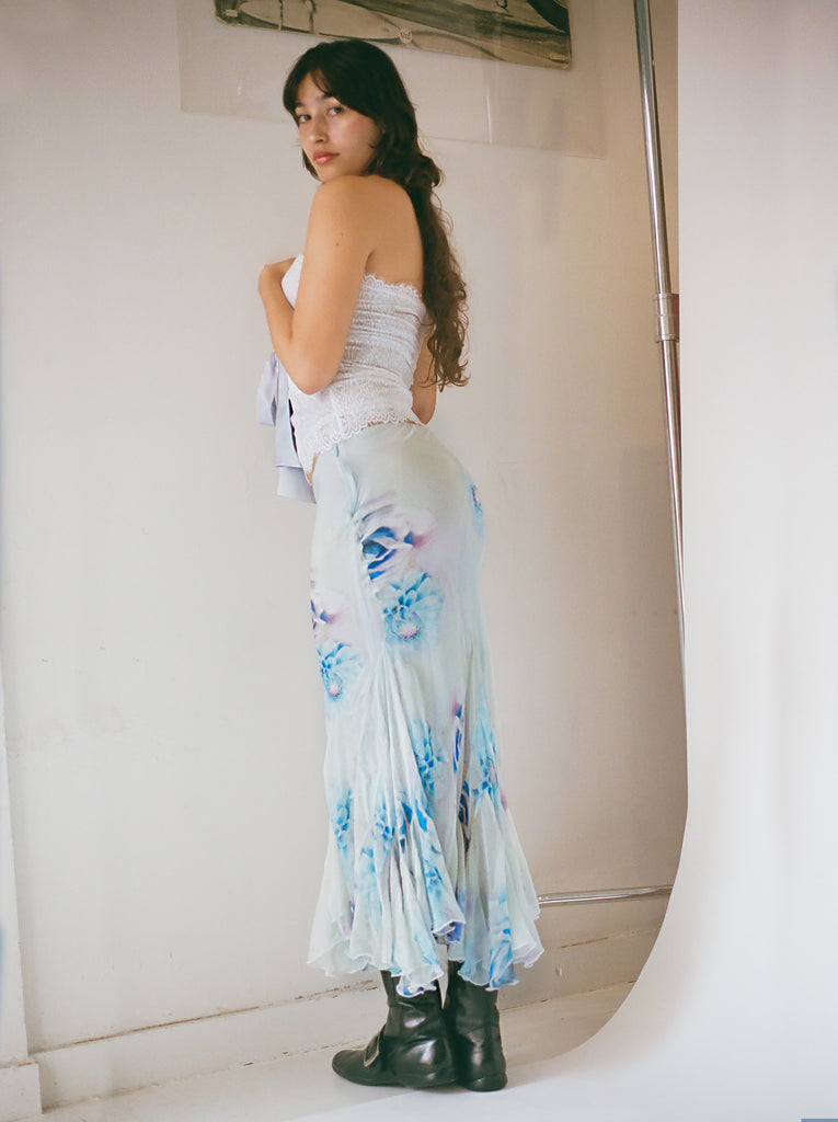 Frida Skirt - Blue Rose