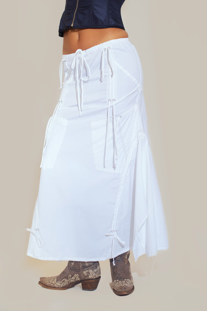 Bubblegum Skirt Dress - White