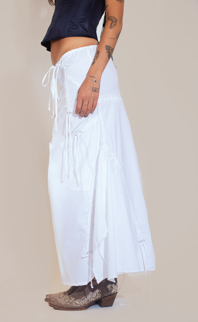 Bubblegum Skirt Dress - White