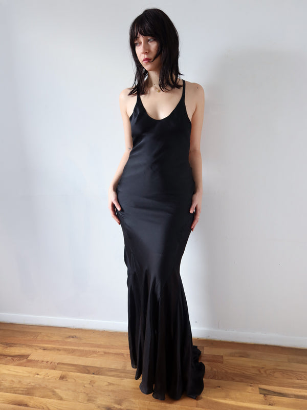 Slip Dress - Black
