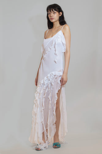 Savani Dress - White