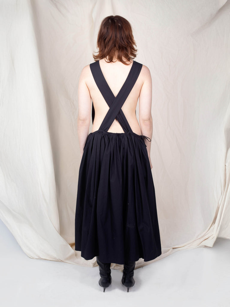 Apron Dress - Black