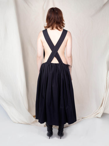 Apron Dress - Black