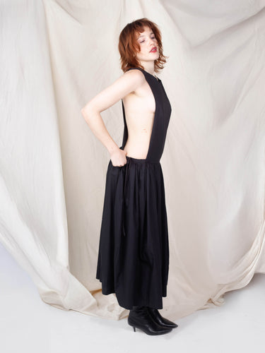 Apron Dress - Black