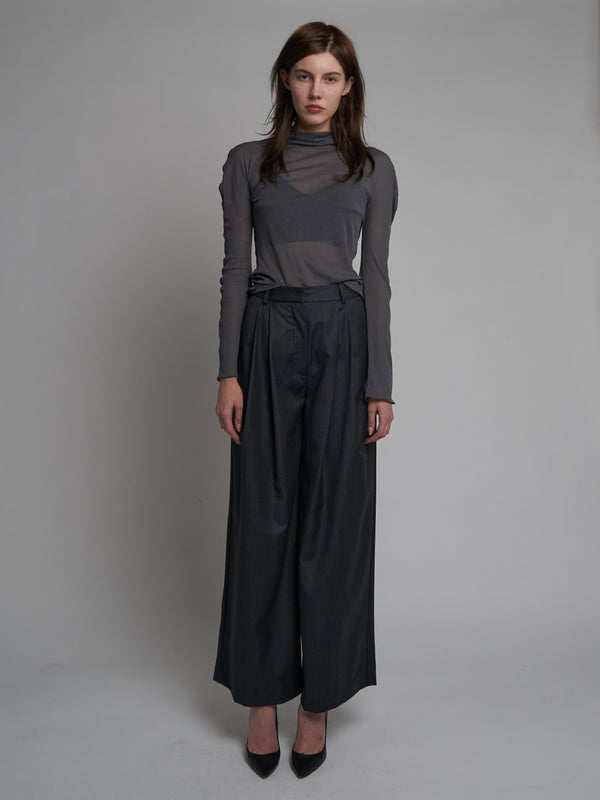 Baggy Baggy Men's Pant - Gray Pinstripe