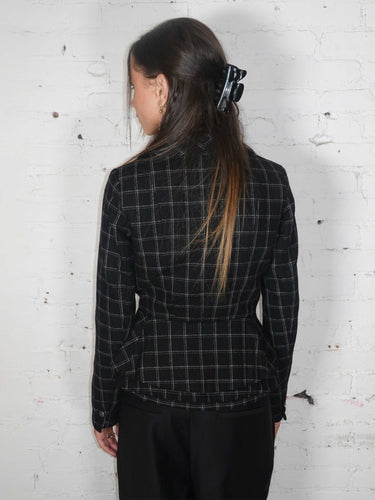 Checkmate Peplum Blazer