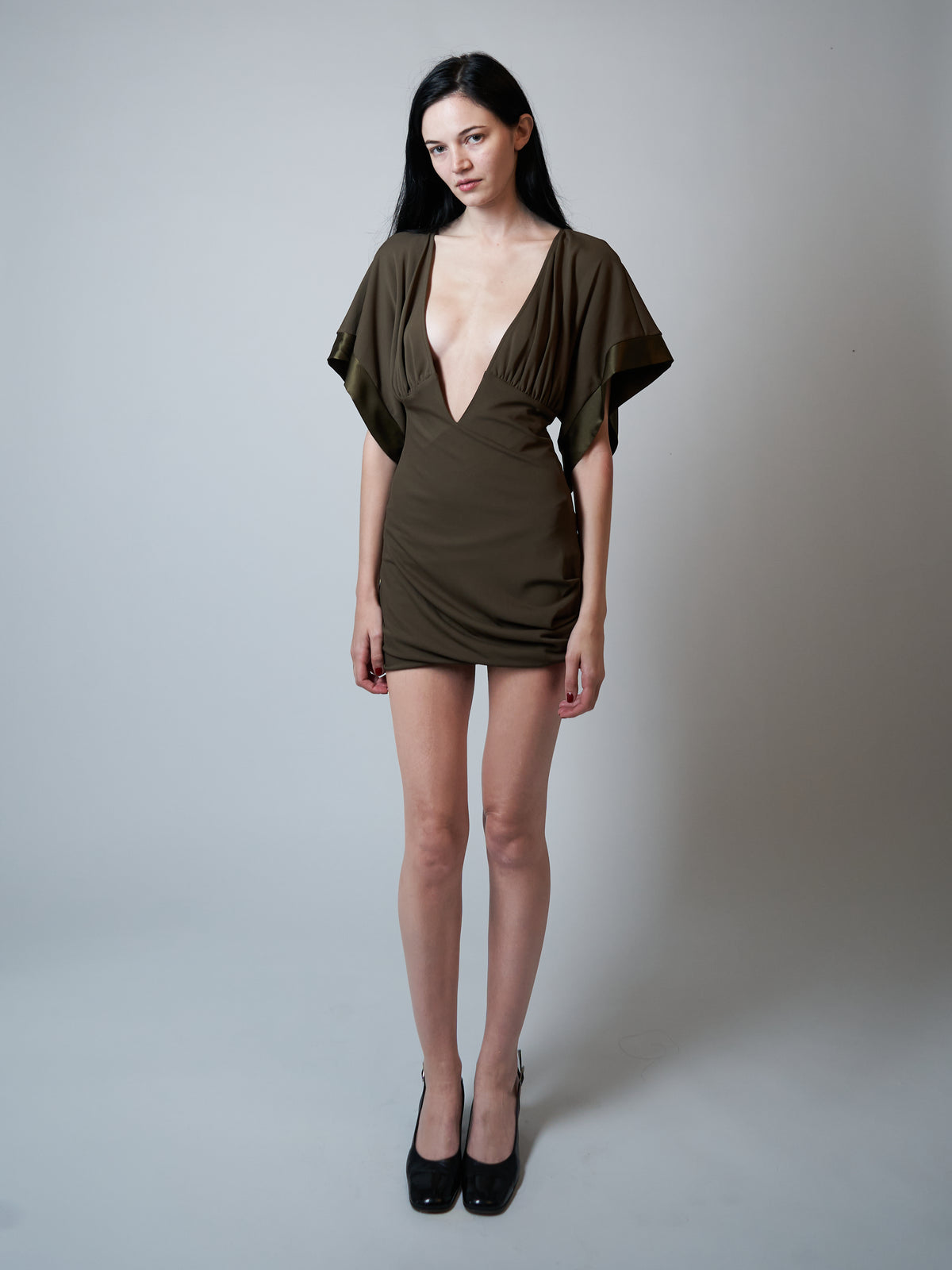 Ava Mini Dress - Olive