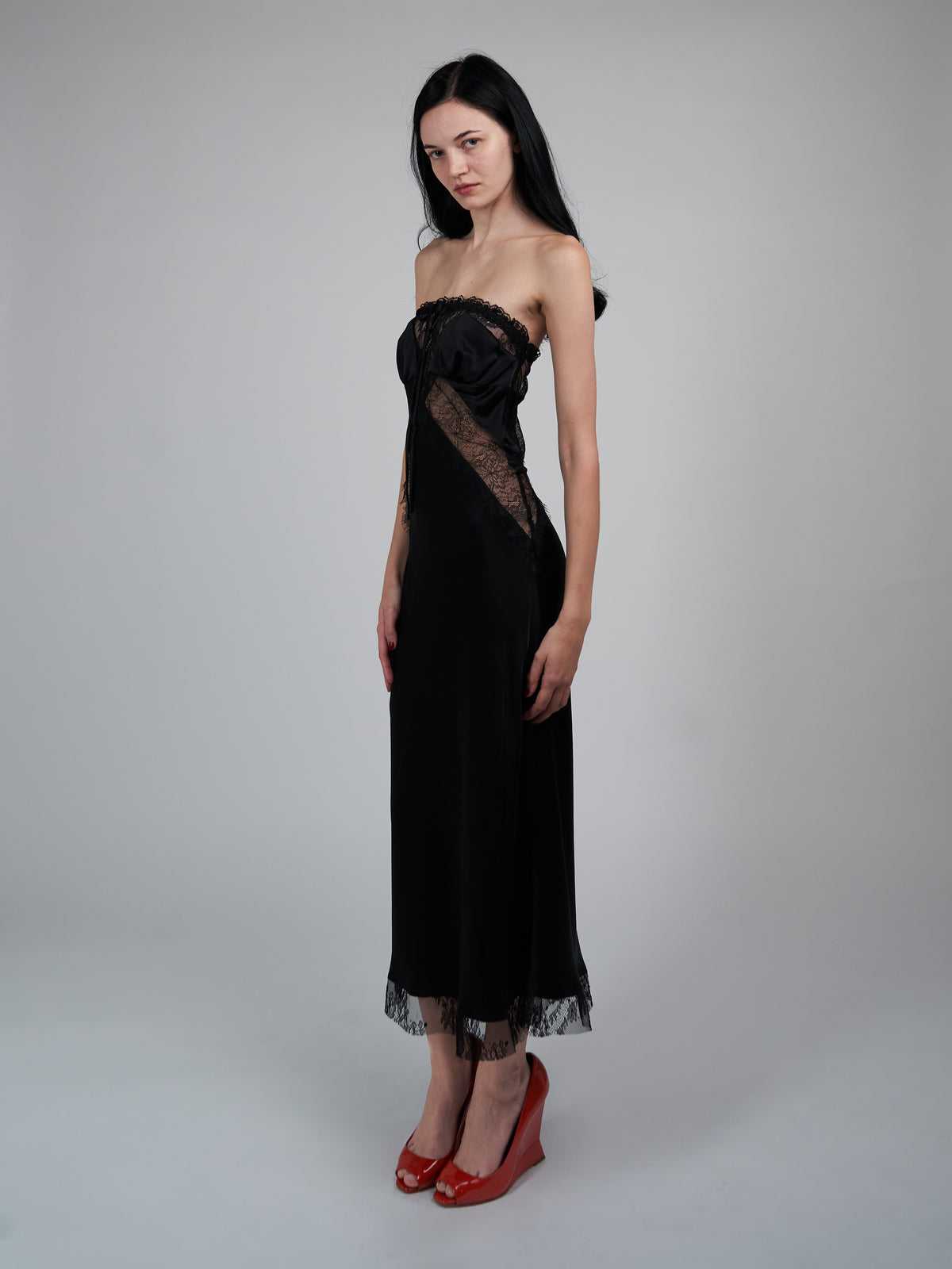 Fleur Tube Slip - Black