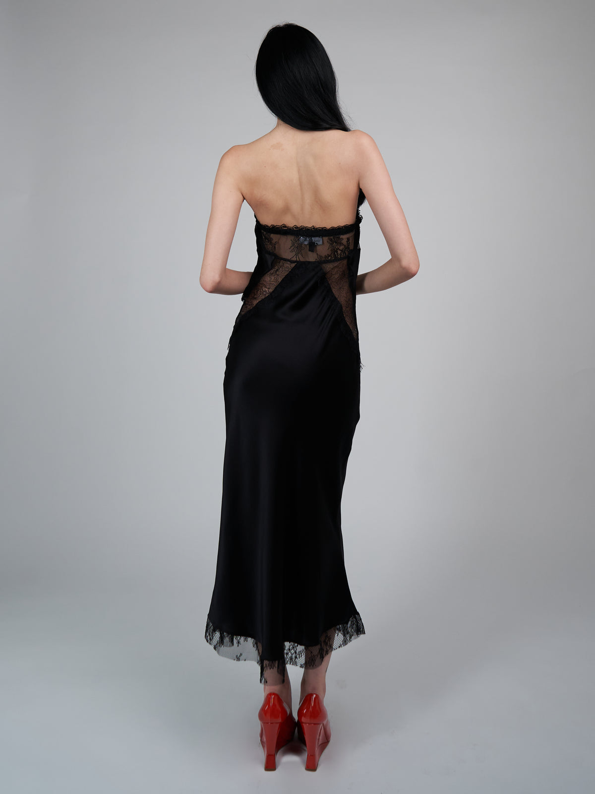 Fleur Tube Slip - Black