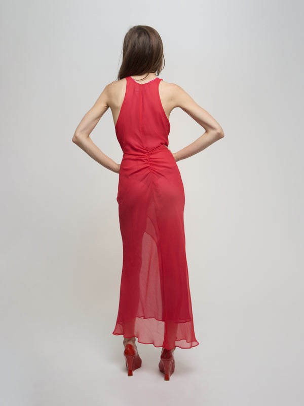 Knot Dress - Red