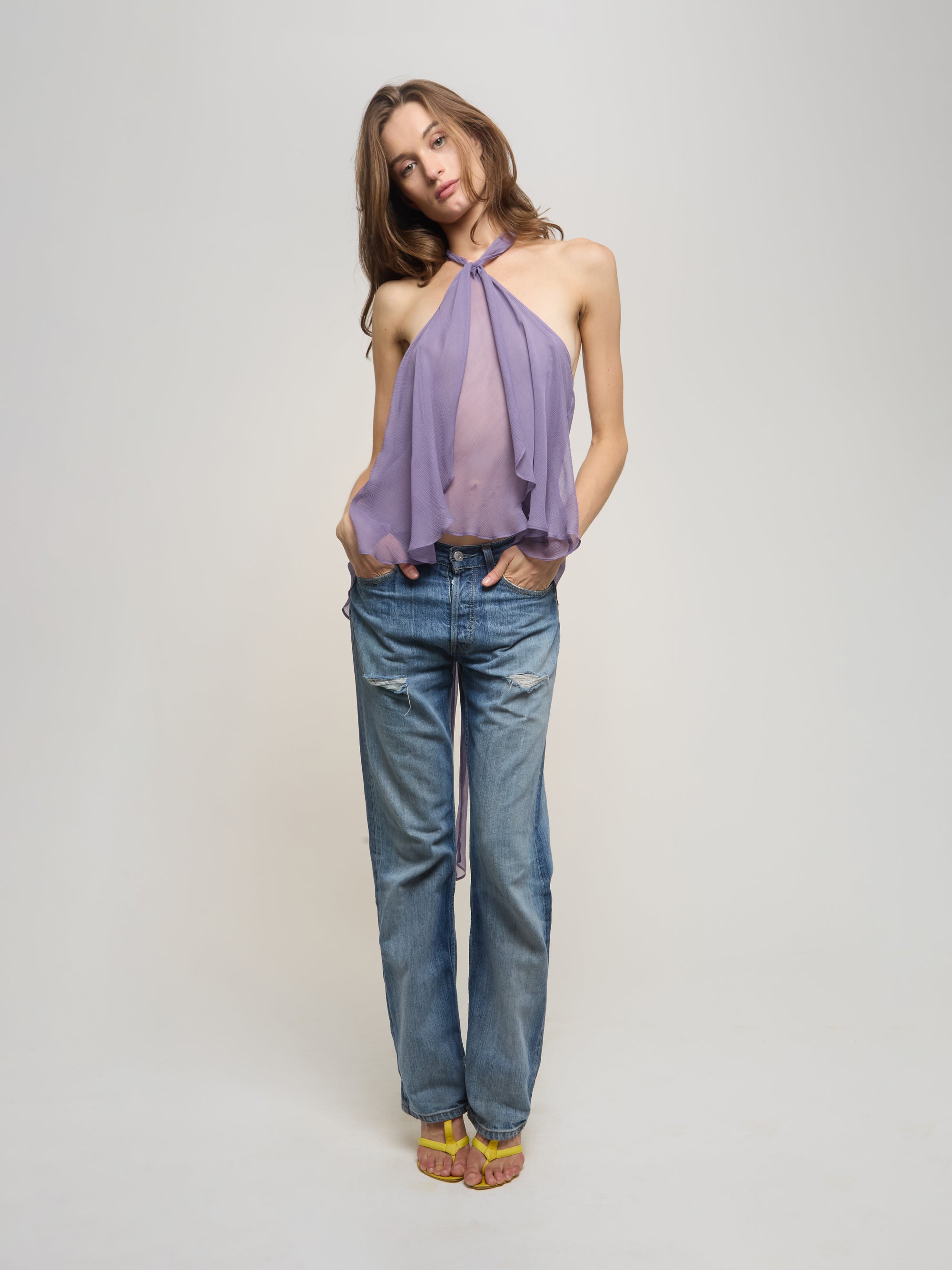 Flutter Top - Lavender