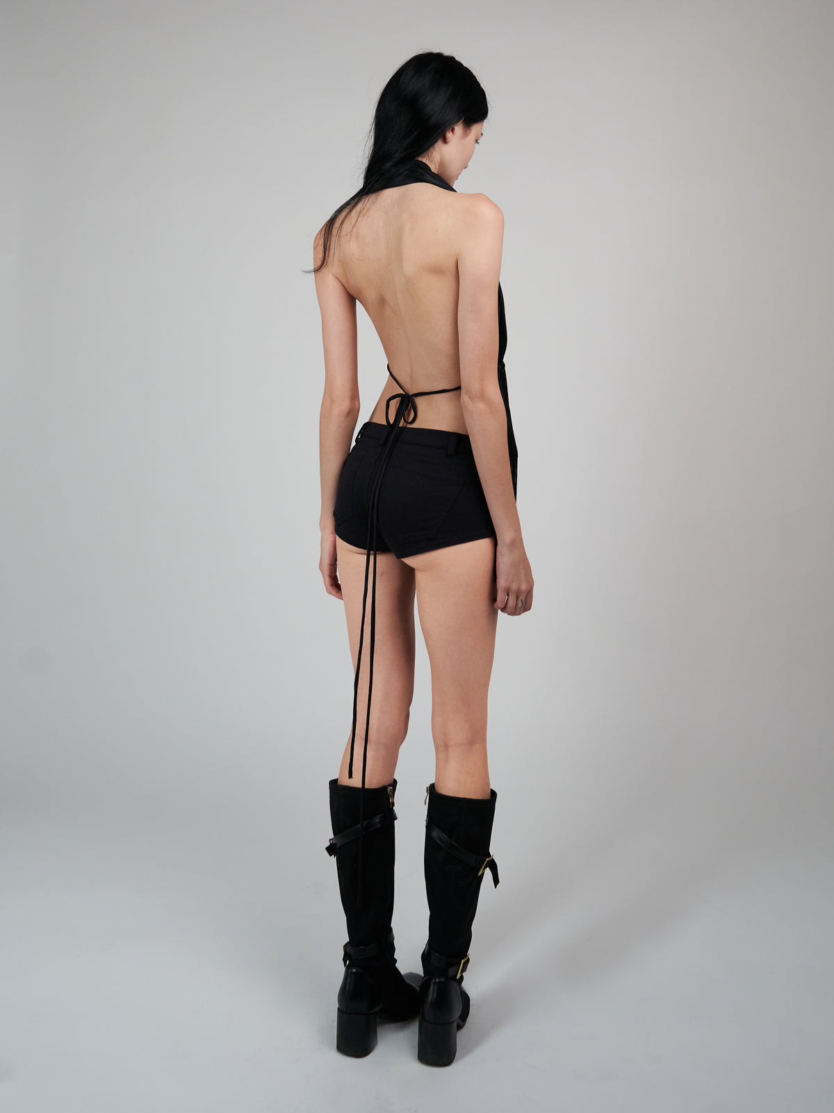 Scarf Top - Black