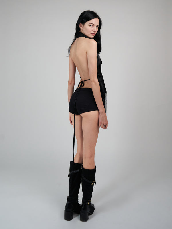 Scarf Top - Black
