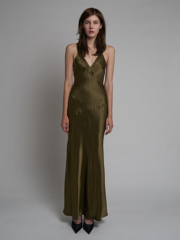 Devon Gown - Olive