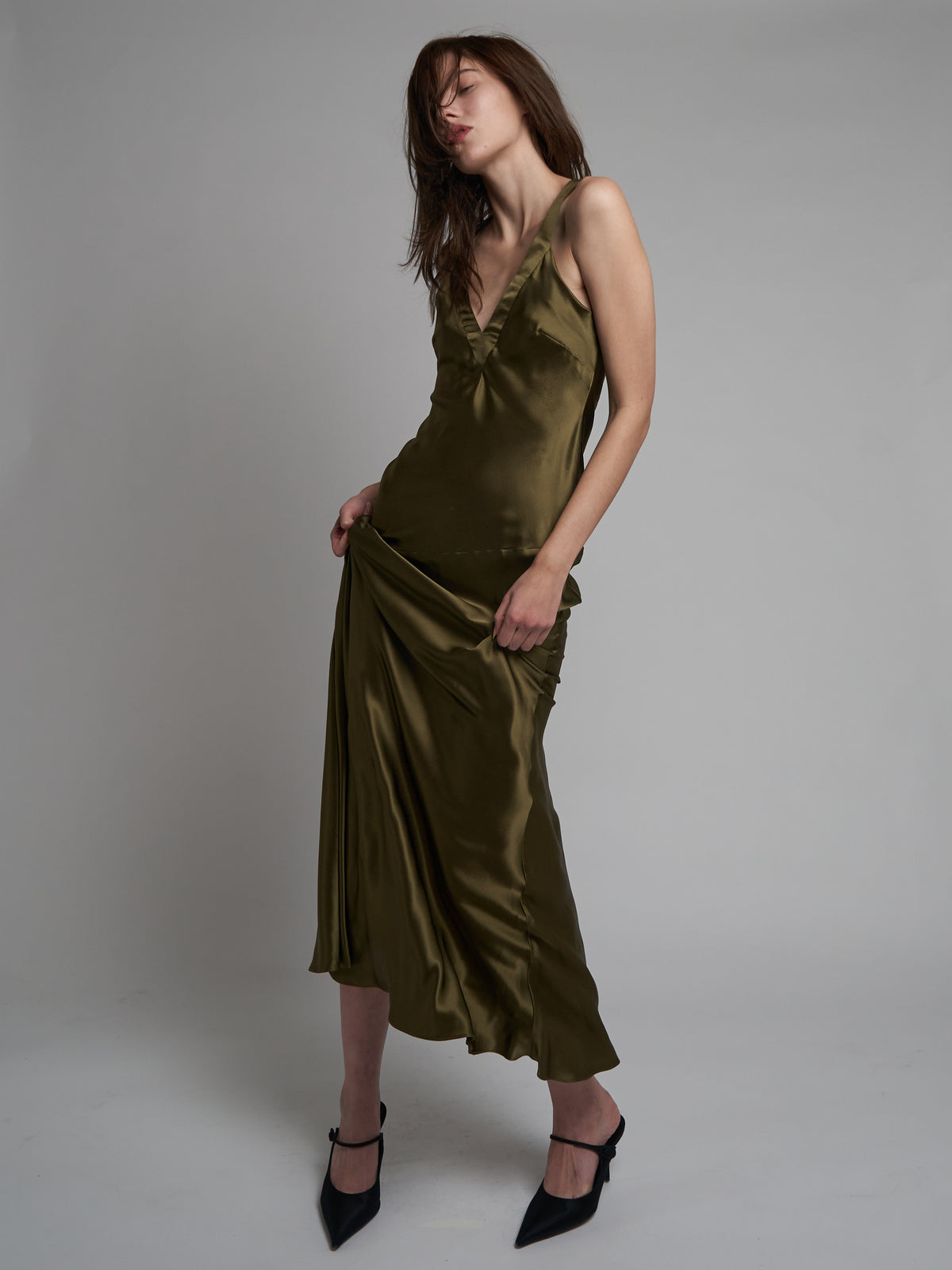 Devon Gown - Olive