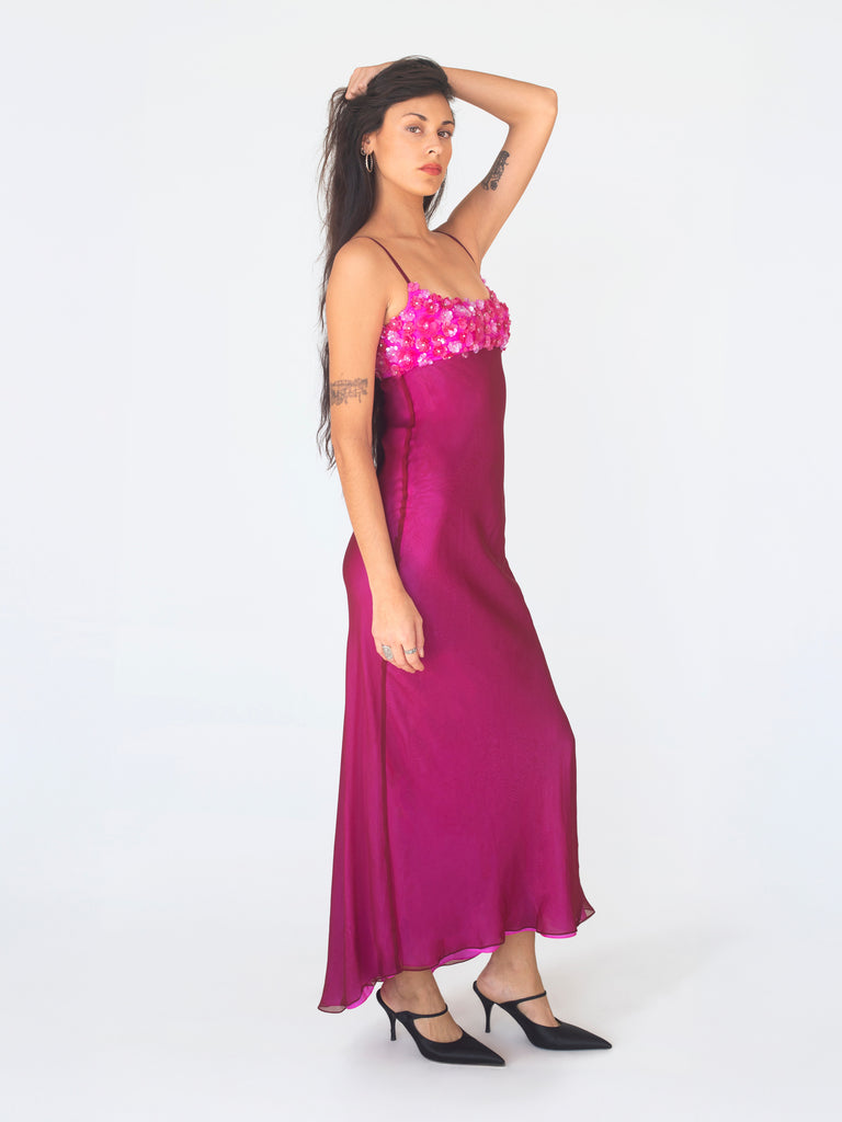 Fancy Lace Delilah - Fuchsia