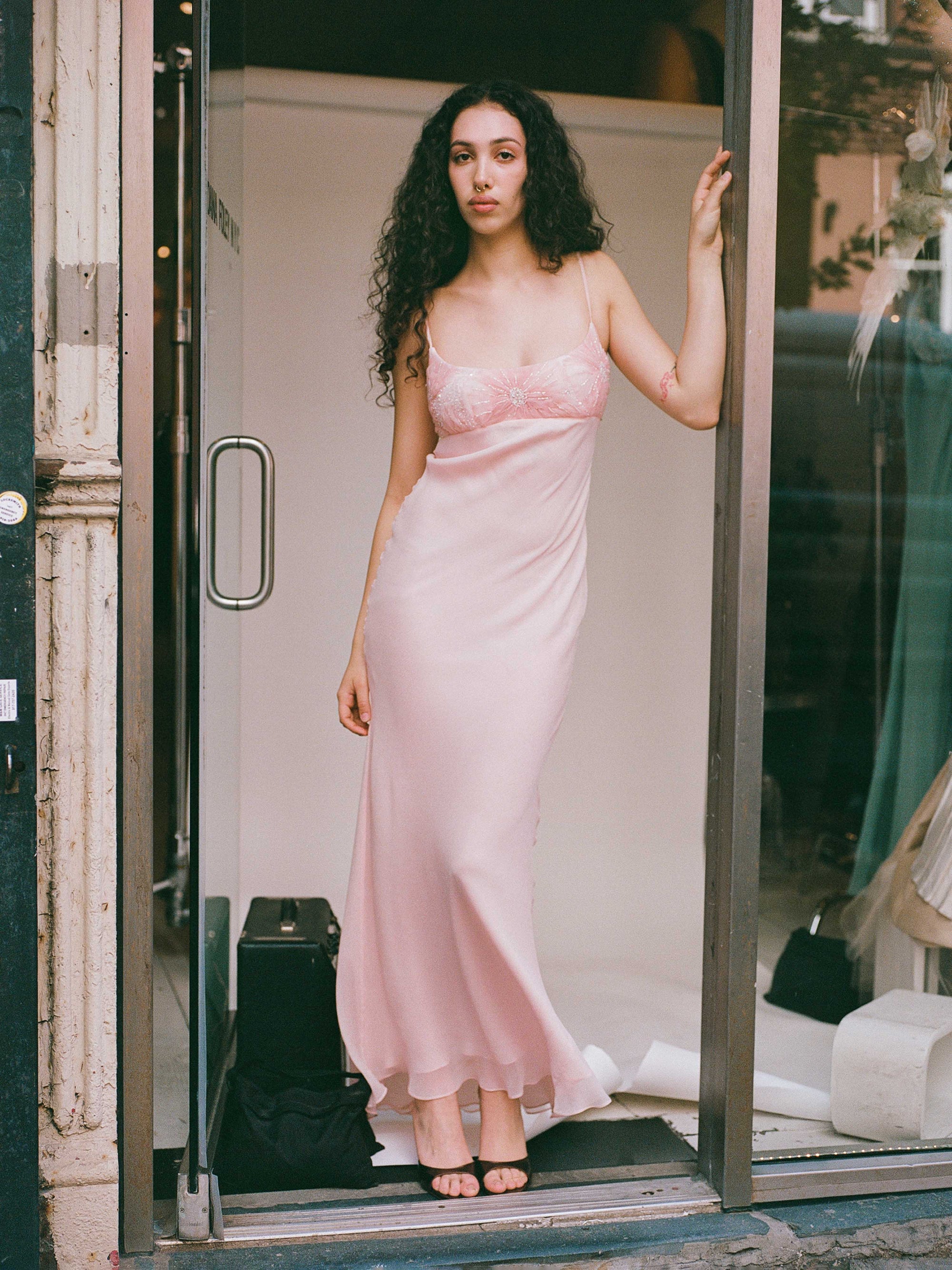 Fancy Lace Delilah - Baby Pink