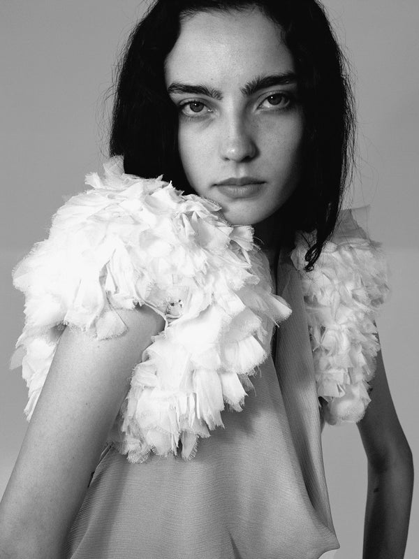 Feather Bolero - White