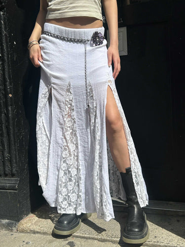 Vintage Flower Jewel Chain Belt