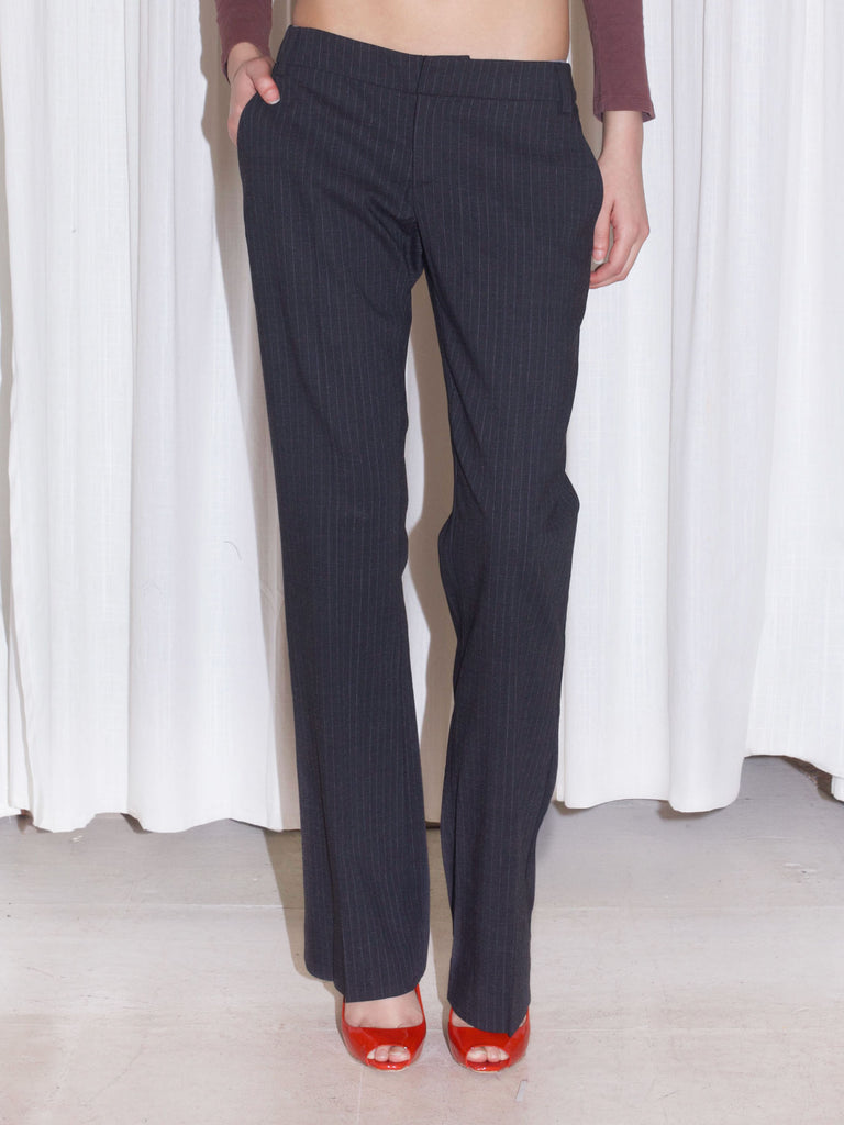 G-Pant - Gray Pinstripe