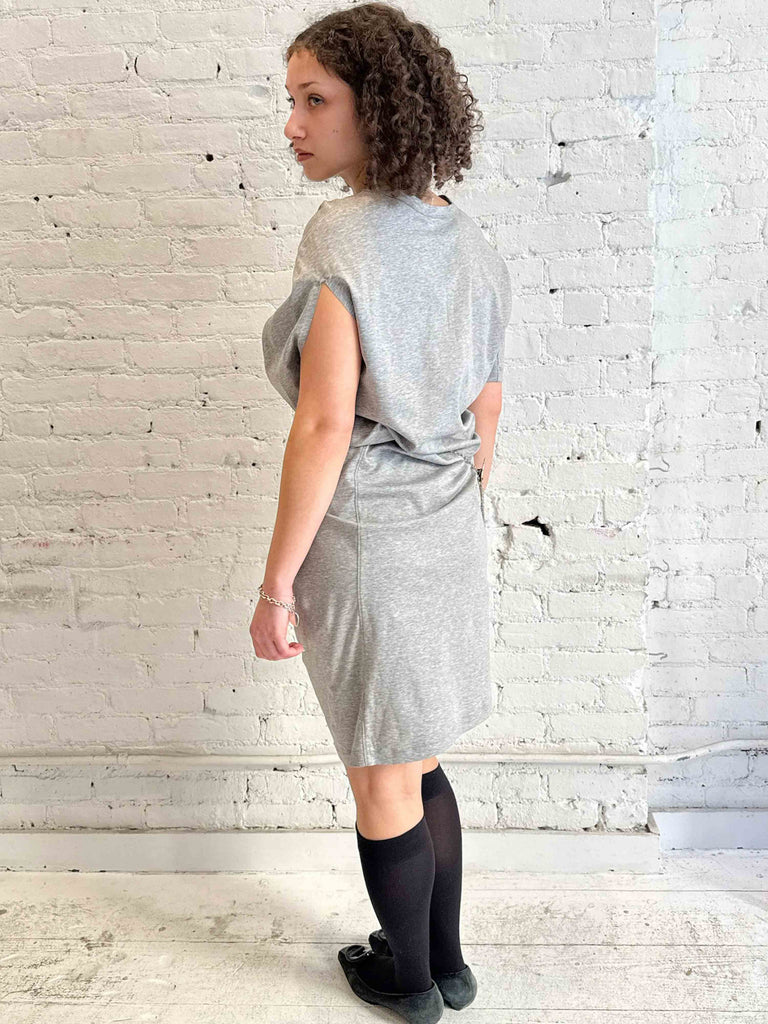 Fog Draped Shirt Dress