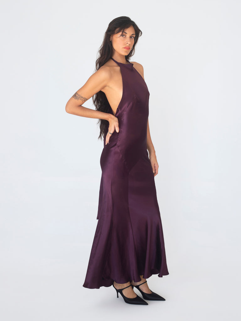 Hollywood Gown - Plum