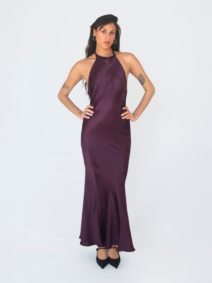 Hollywood Gown - Plum