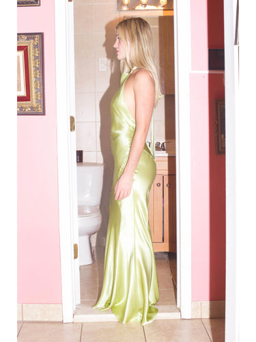 Hollywood Gown - Lime Green