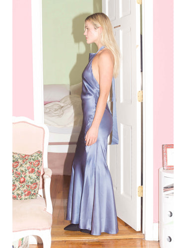 Hollywood Gown - Slate Blue