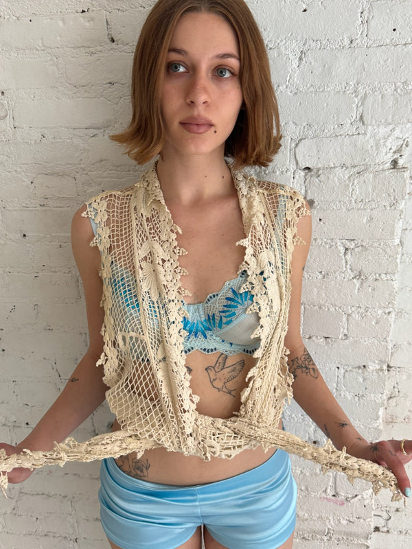 Vintage Crochet Vest