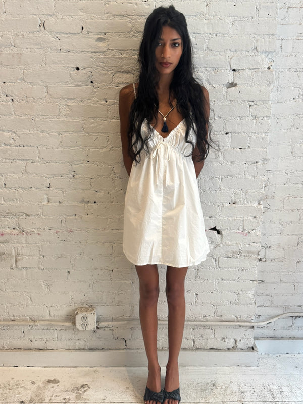 Vintage White Babydoll Dress
