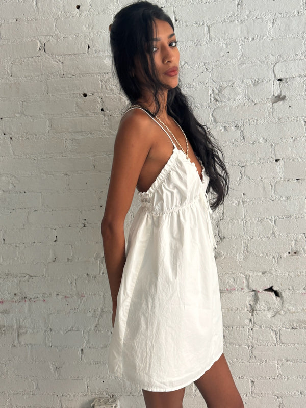Vintage White Babydoll Dress