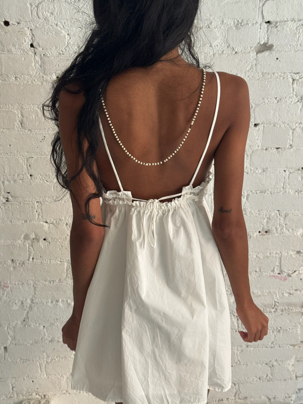 Vintage White Babydoll Dress