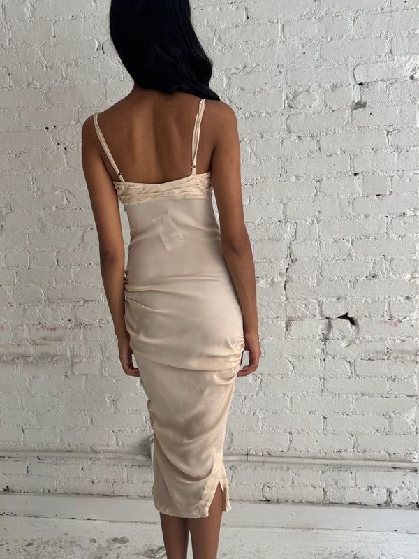 Pocketbook Dress - Cream