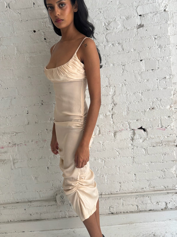 Pocketbook Dress - Cream