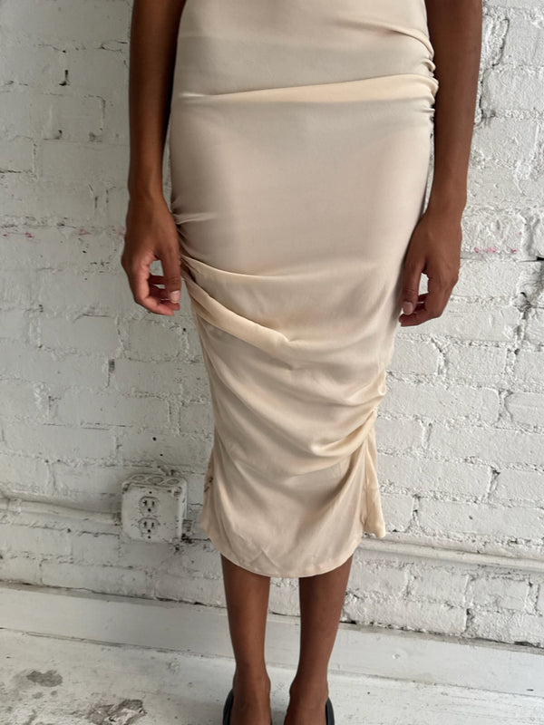 Pocketbook Dress - Cream