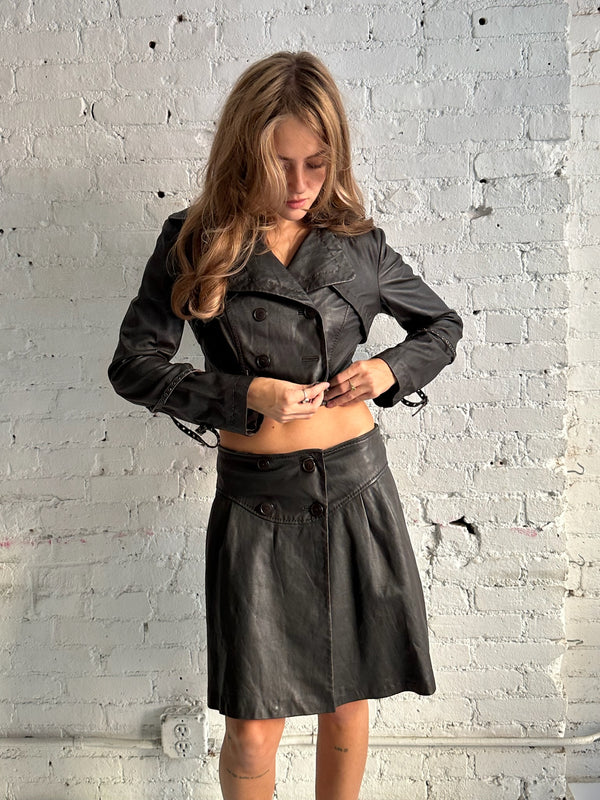 Vintage Leather Set