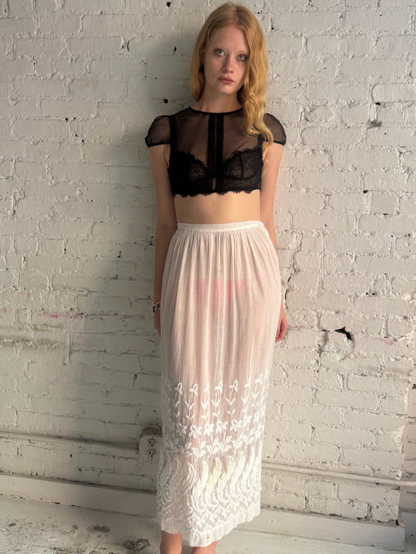 Vintage Antique Cotton Skirt
