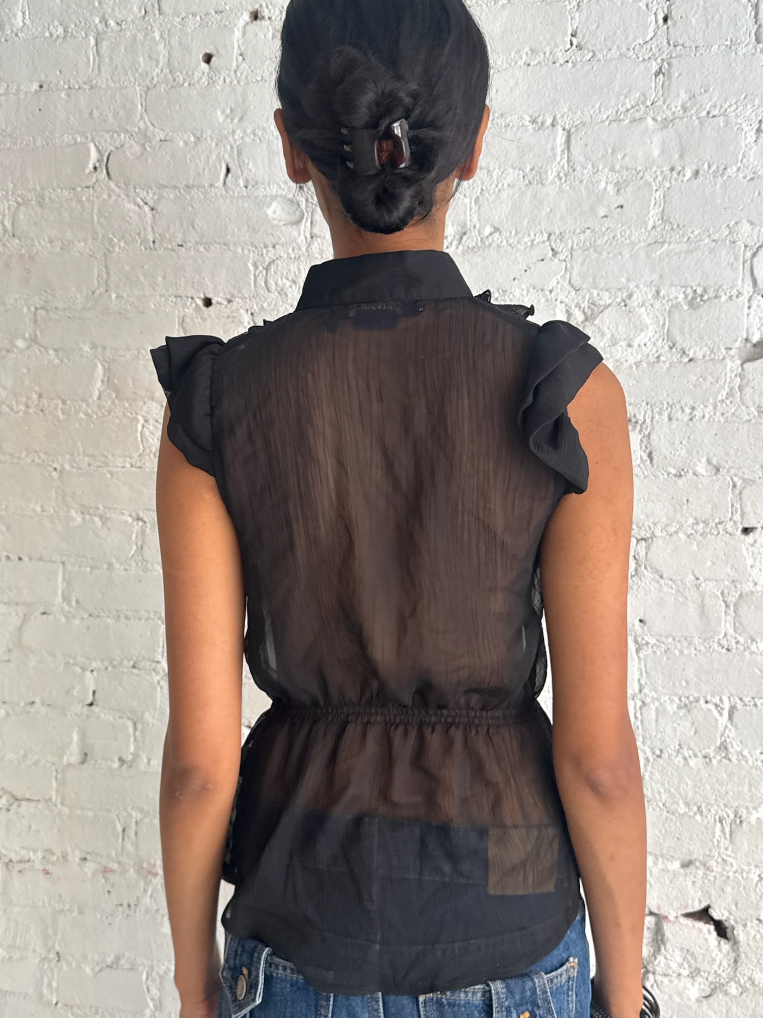 Vintage Ruffled Top
