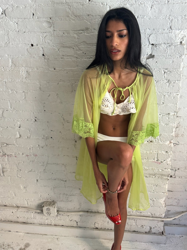 Vintage Lime Babydoll
