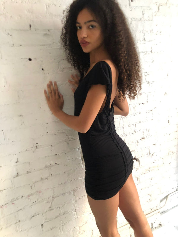 Vintage Stretch Mini Dress