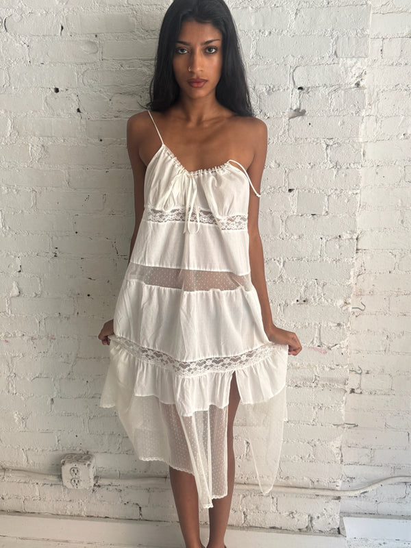 Vintage Lace Bow Dress